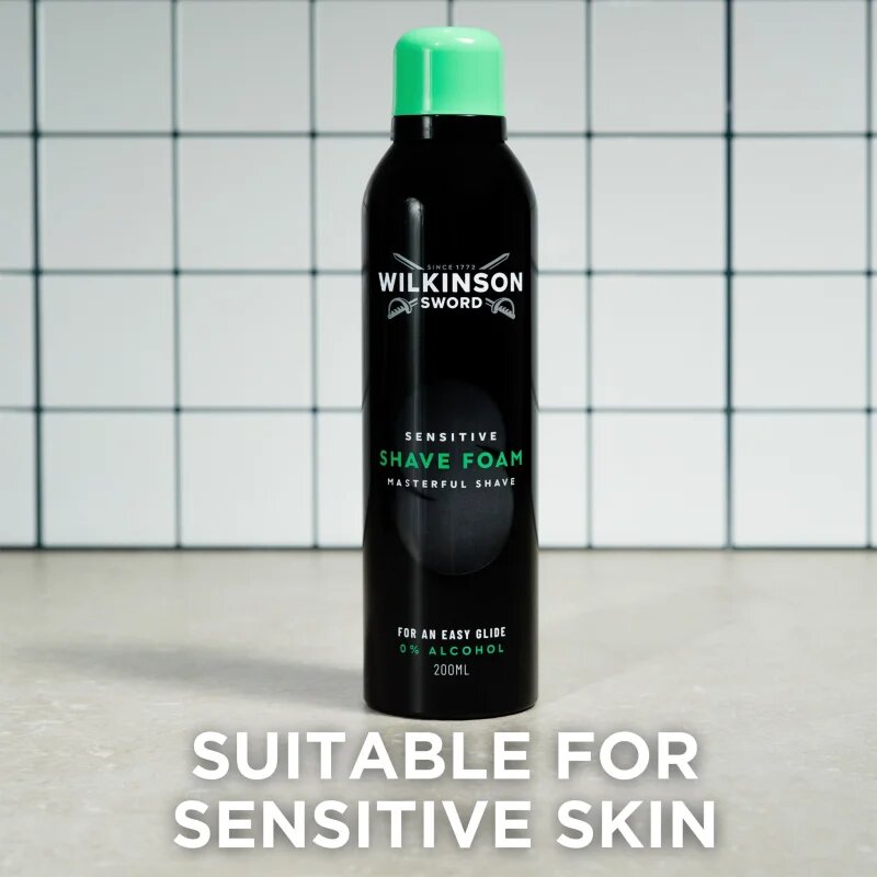 Wilkinson Sword Sensitive Shave Foam borotválkozási hab uraknak 200 ml