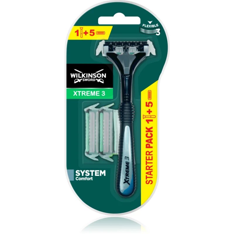 Wilkinson Sword Xtreme 3 Hybrid borotva + tartalék fejek 5 db