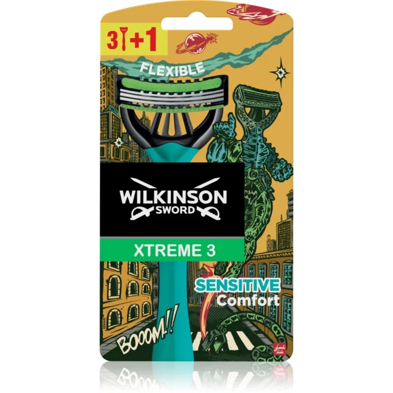Wilkinson Sword Xtreme 3 Sensitive Comfort eldobható borotvák uraknak 4 db