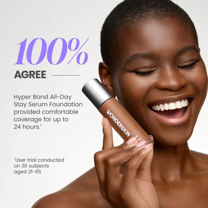 WONDERSKIN Hyper Bond All-Day Stay Serum Foundation tartós alapozó árnyalat Echo 30 ml