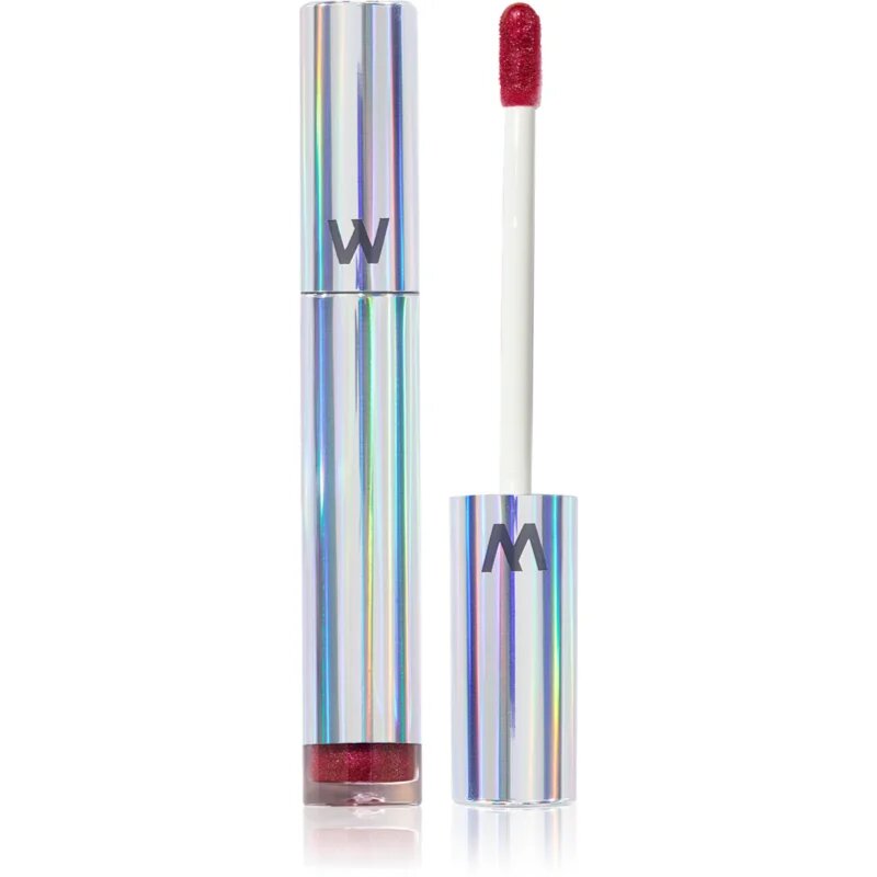 WONDERSKIN Wonder Blading Top Gloss ajakfény csillámporral árnyalat Red Glitter 4 ml