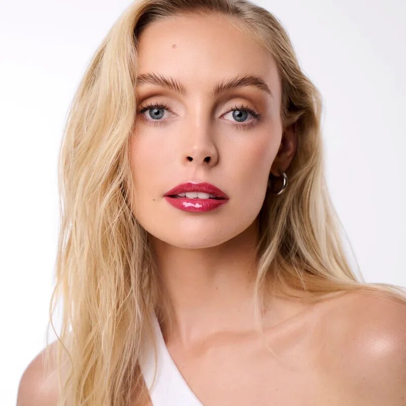 WONDERSKIN Wonder Blading Top Gloss ajakfény csillámporral árnyalat Red Glitter 4 ml