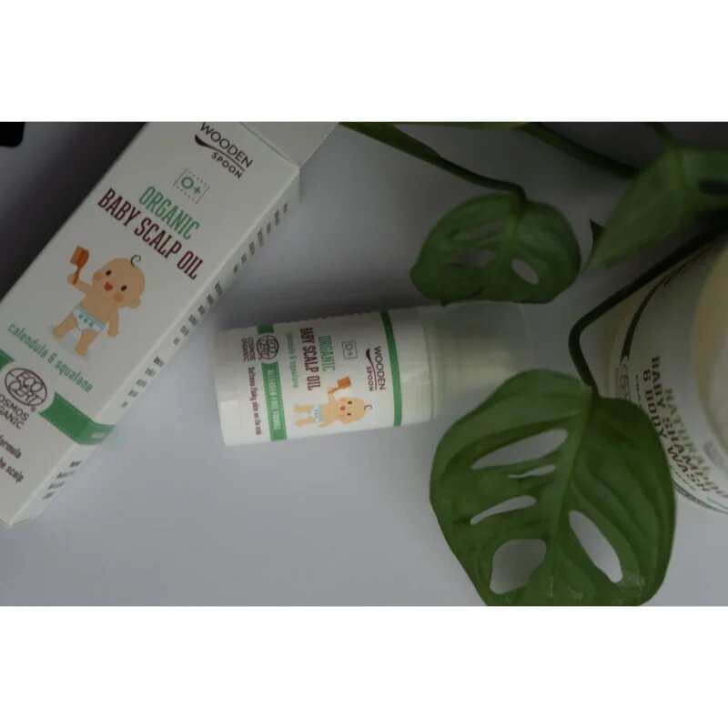 WoodenSpoon Organic a fejbőr ápolására gyermekeknek születéstől kezdődően 15 ml