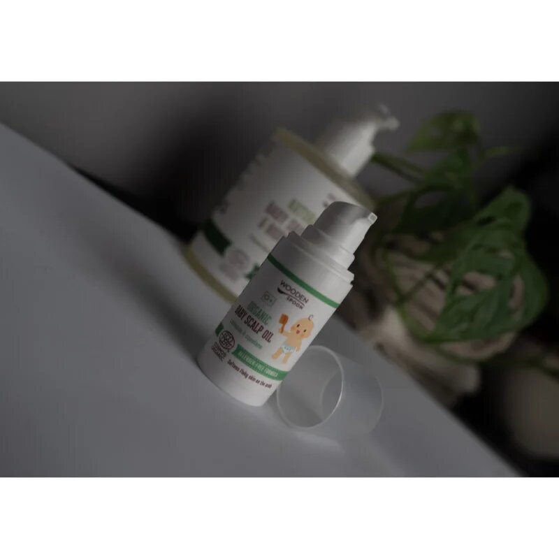 WoodenSpoon Organic a fejbőr ápolására gyermekeknek születéstől kezdődően 15 ml