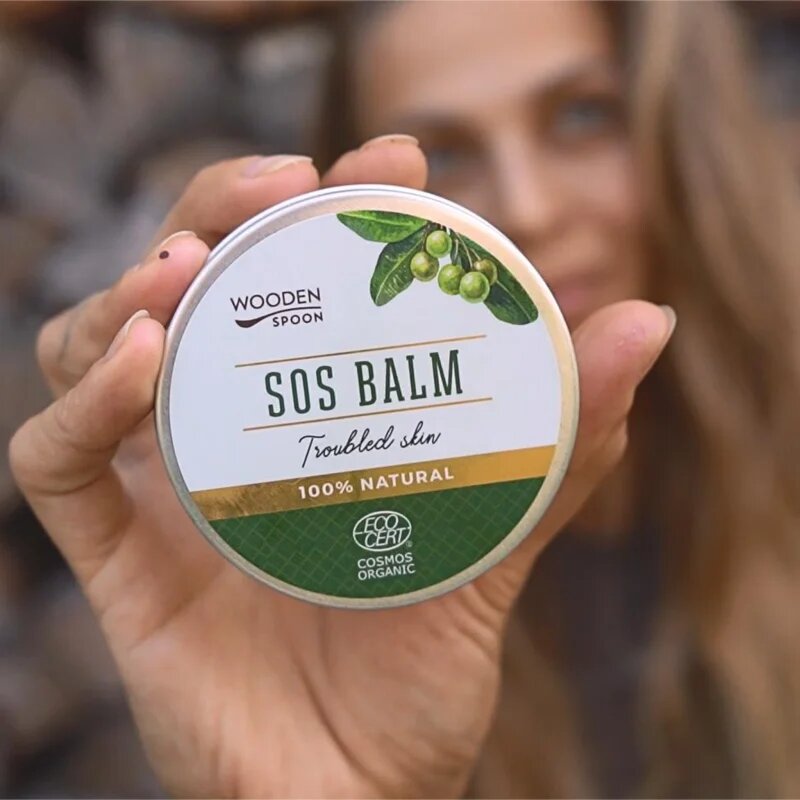 WoodenSpoon Organic SOS balzsam a dehidratált és sérült bőrre 60 ml
