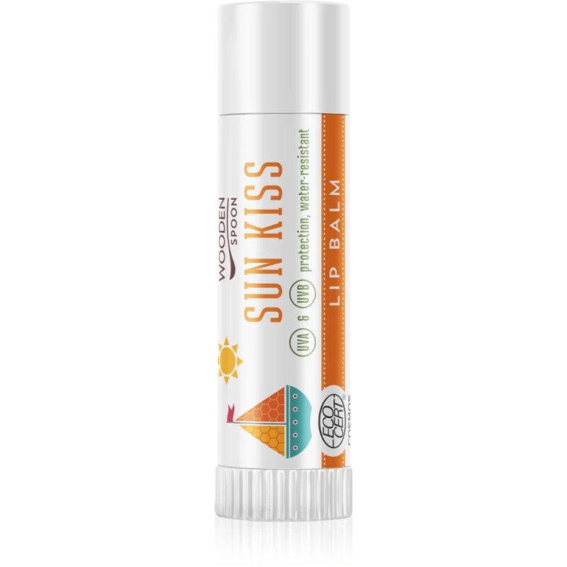 WoodenSpoon Sun Kiss ajakbalzsam SPF 45 4.3 ml