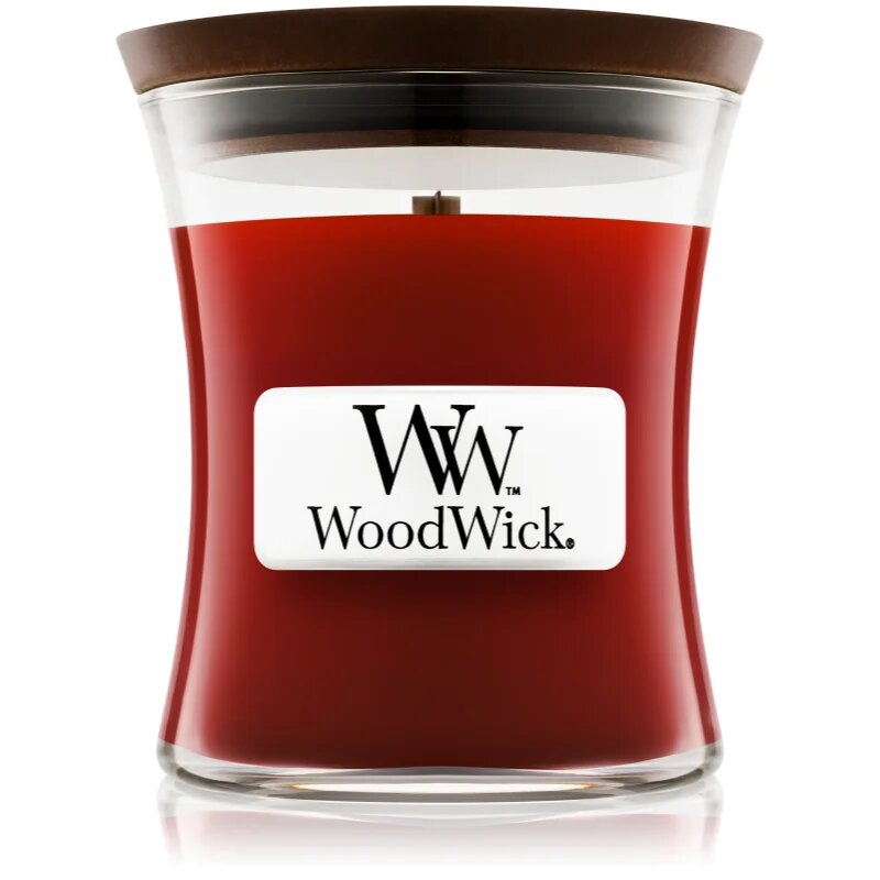 Woodwick Cinnamon Chai illatgyertya fa kanóccal 85 g