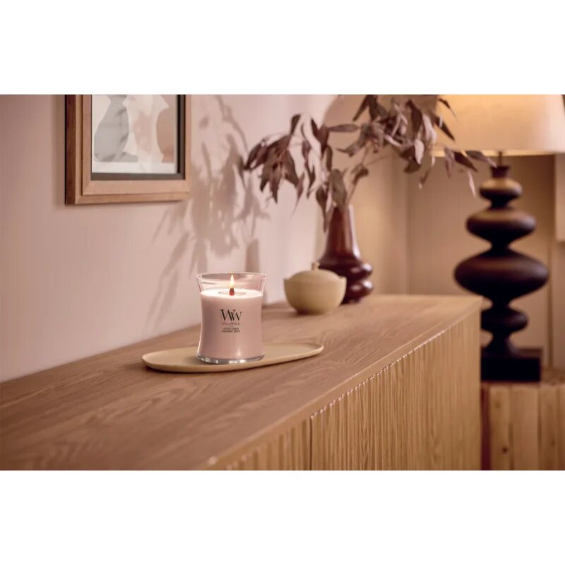 Woodwick Crystal Ginger illatgyertya fa kanóccal 275 g