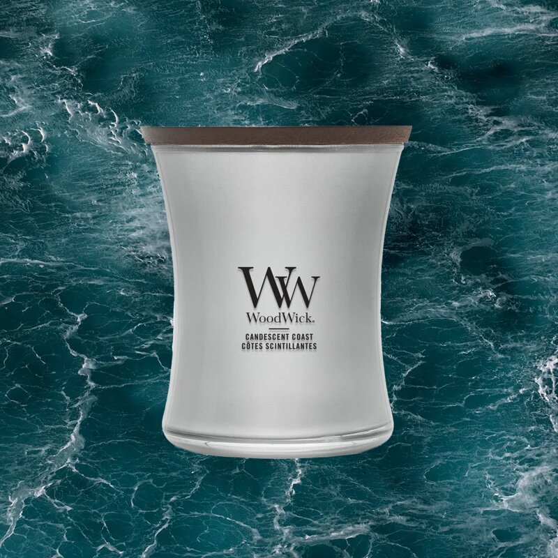 Woodwick Precious Metals Candescent Coast illatgyertya 275 g