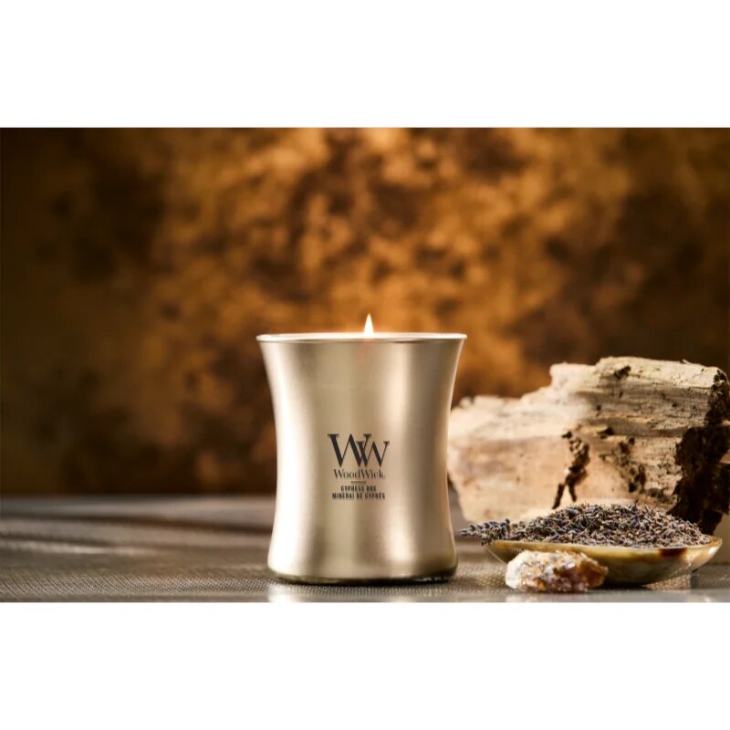 Woodwick Precious Metals Cypress Ore illatgyertya 275 g