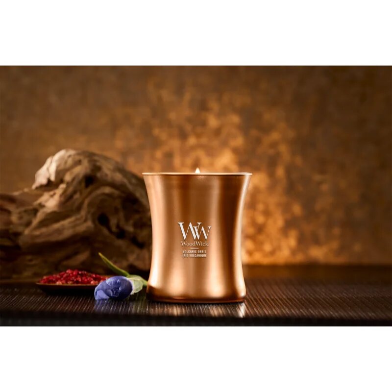 Woodwick Precious Metals Volkanic Orris illatgyertya 275 g
