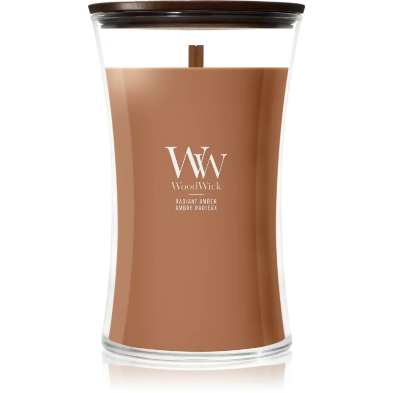 Woodwick Radiant Amber illatgyertya fa kanóccal 610 g