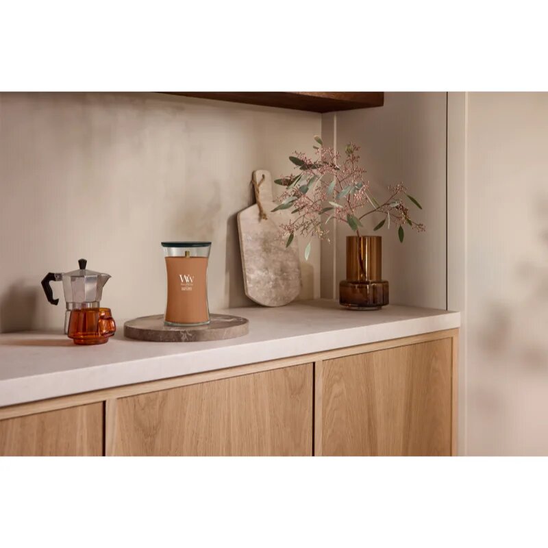 Woodwick Radiant Amber illatgyertya fa kanóccal 610 g