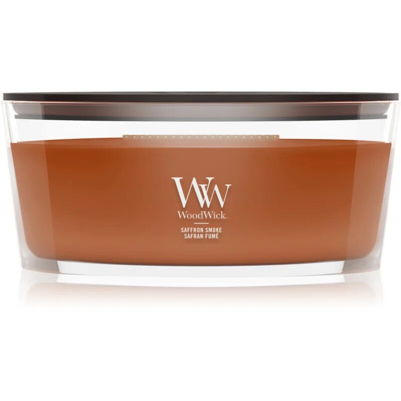 Woodwick Saffron Smoke illatgyertya fa kanóccal 453.6 g