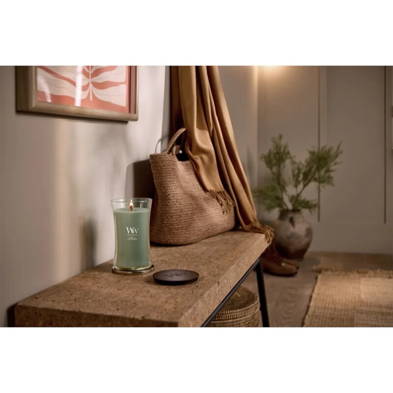 Woodwick Verdant Fig illatgyertya fa kanóccal 610 g