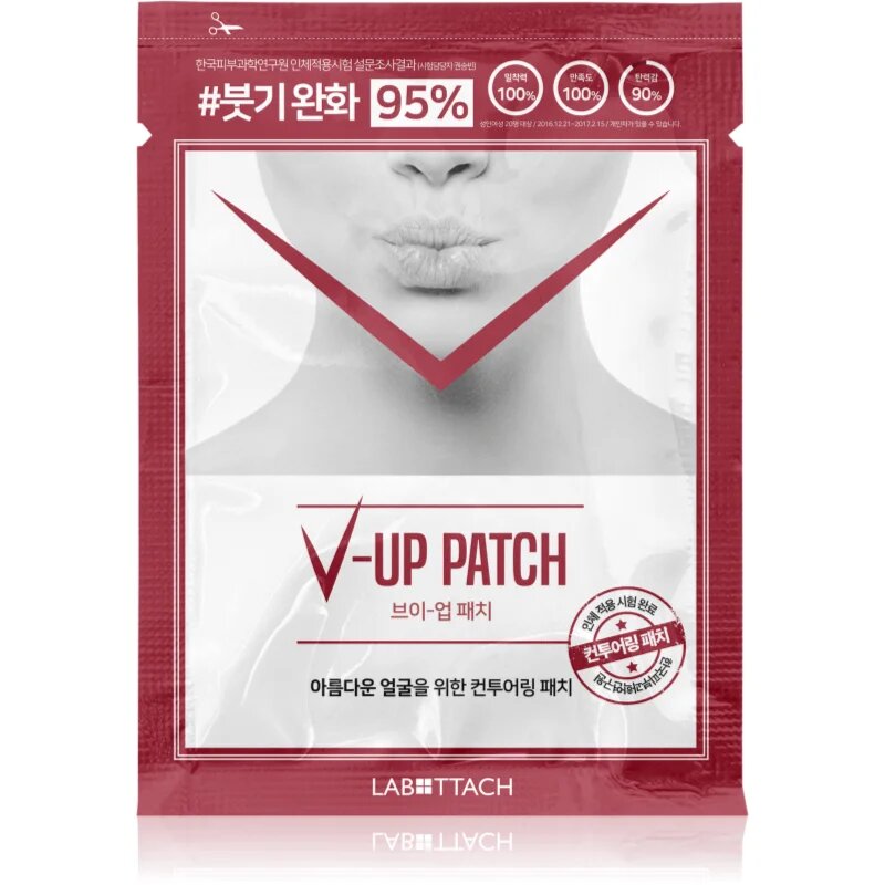 Wooshin Labottach Labottach V-up Patch állfeszesítő hidrogél tapaszok 2 db