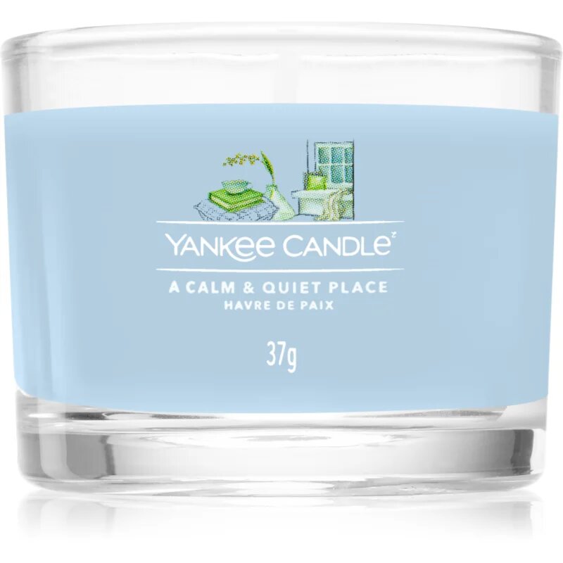 Yankee Candle A Calm & Quiet Place viaszos gyertya I. Signature 37 g