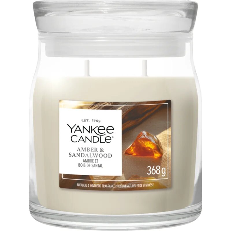 Yankee Candle Amber & Sandalwood illatgyertya 368 g