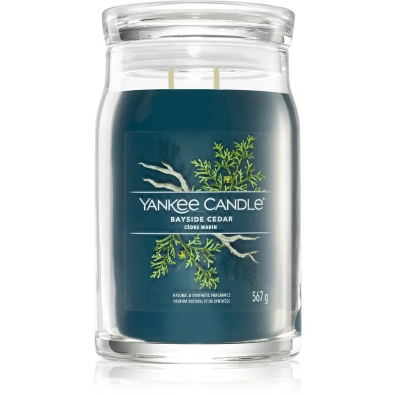 Yankee Candle Bayside Cedar illatgyertya Signature 567 g