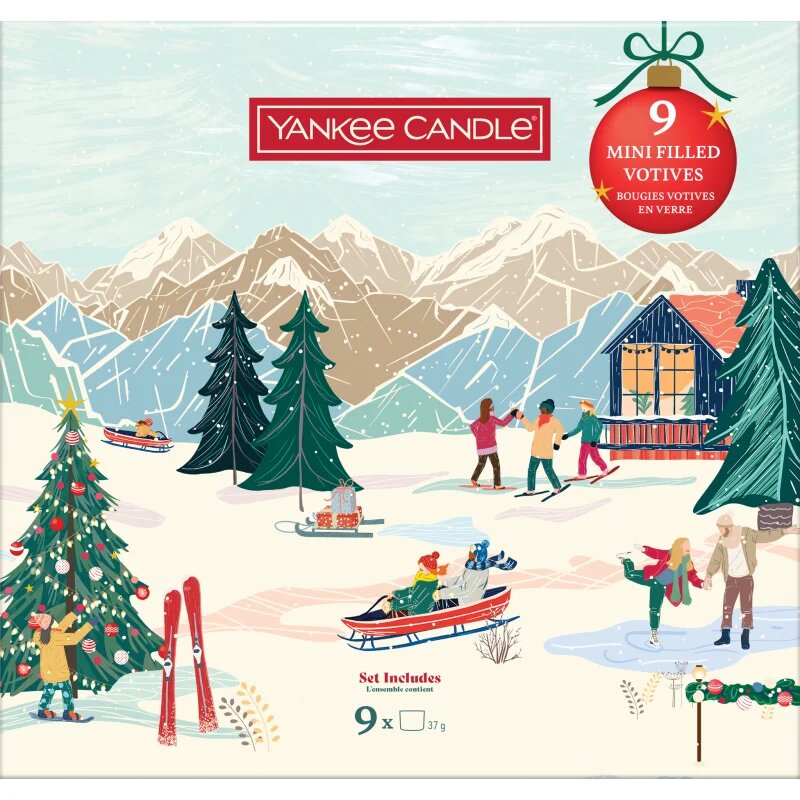 Yankee Candle Christmas Collection 9 Votive Candles ajándékszett