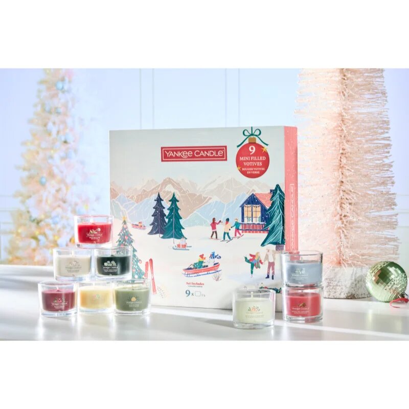 Yankee Candle Christmas Collection 9 Votive Candles ajándékszett