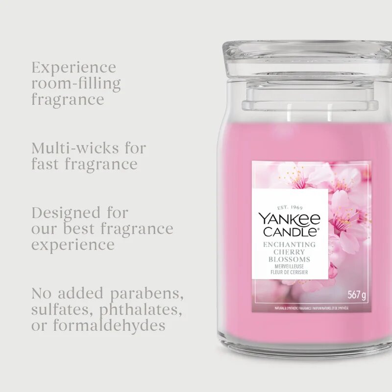 Yankee Candle Enchanting Cherry Blossom illatgyertya 567 g