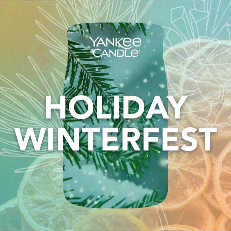 Yankee Candle Holiday Winterfest illatgyertya Signature 567 g