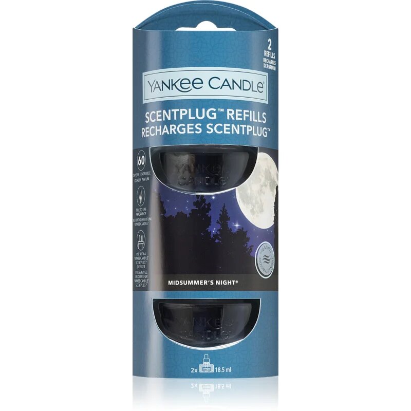 Yankee Candle Midsumer's Night Refill parfümolaj elektromos diffúzorba 2x185 ml