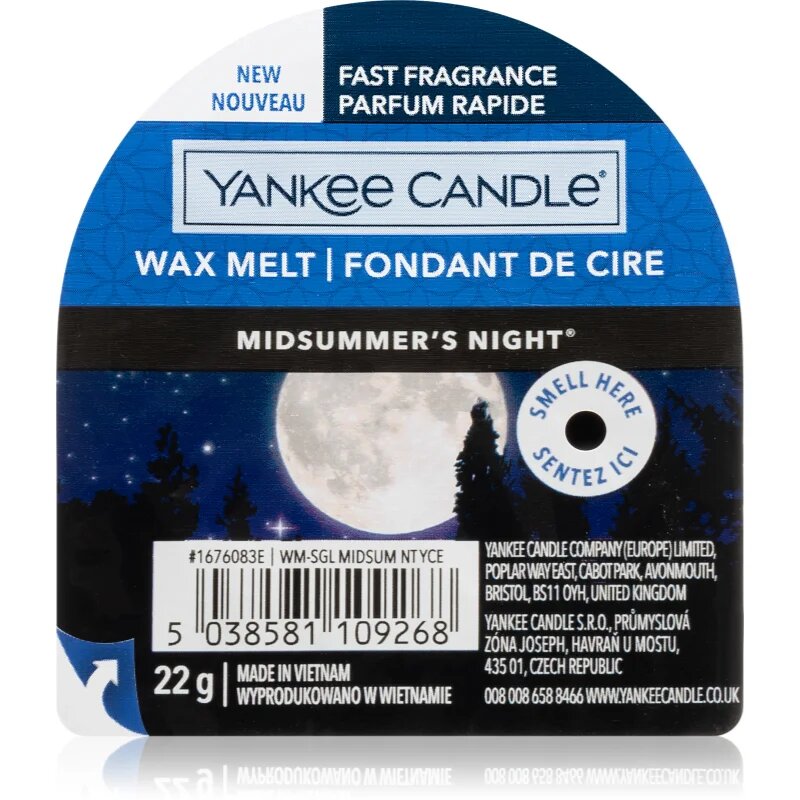 Yankee Candle Midsummer's Night illatos viasz aromalámpába 22 g