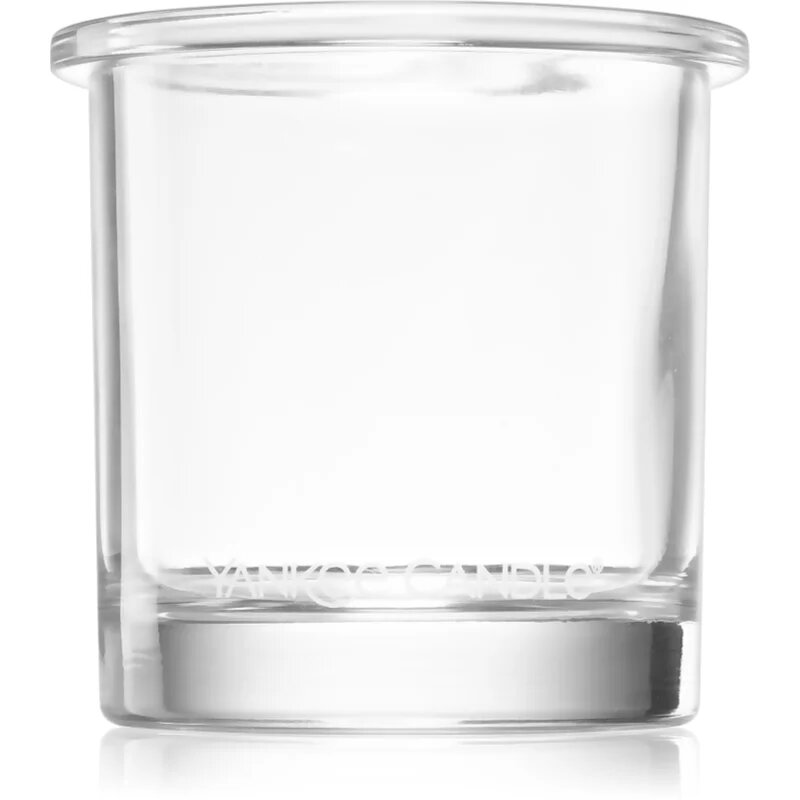 Yankee Candle Pop Clear üveg gyertyatartó fogadalmi gyertya alá 1 db