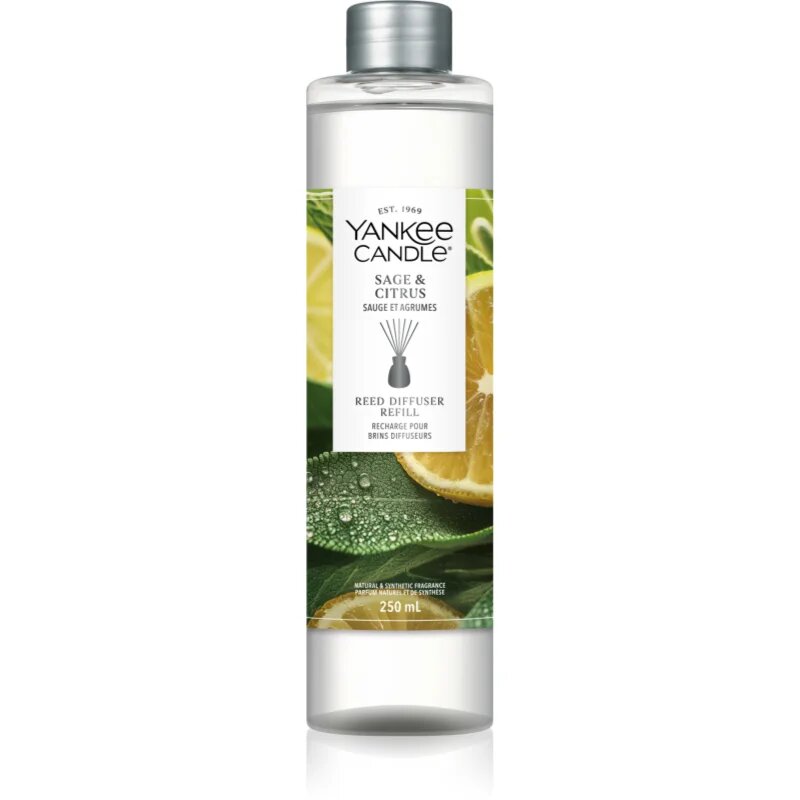 Yankee Candle Sage & Citrus Aroma diffúzor töltet 250 ml