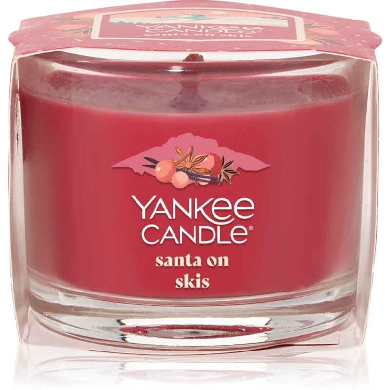 Yankee Candle Santa On Skis viaszos gyertya glass 37 g