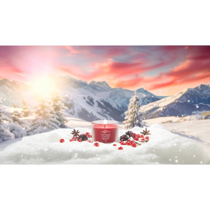 Yankee Candle Santa On Skis viaszos gyertya glass 37 g