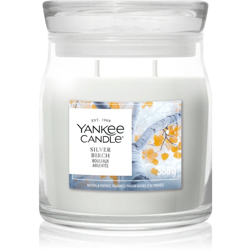 Yankee Candle Silver Birch illatgyertya 368 g