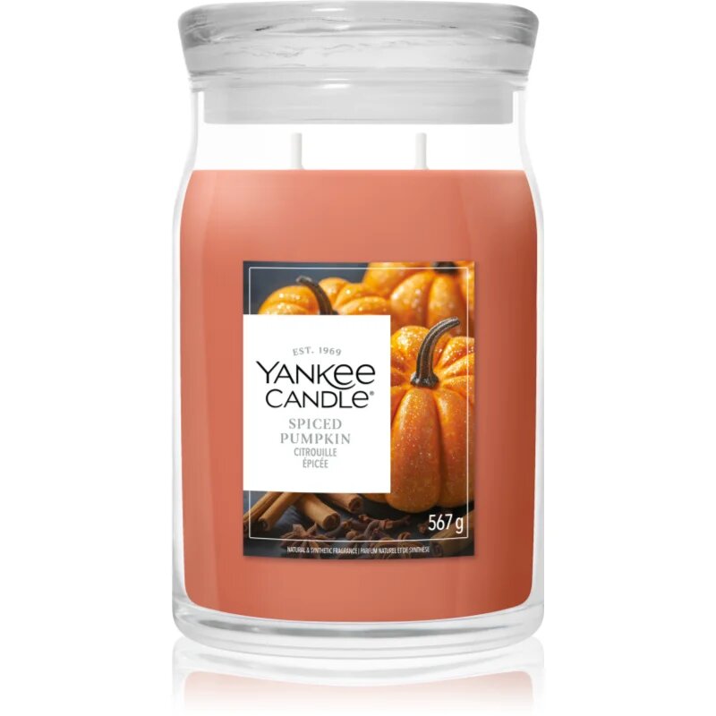 Yankee Candle Spiced Pumpkin illatgyertya 567 g