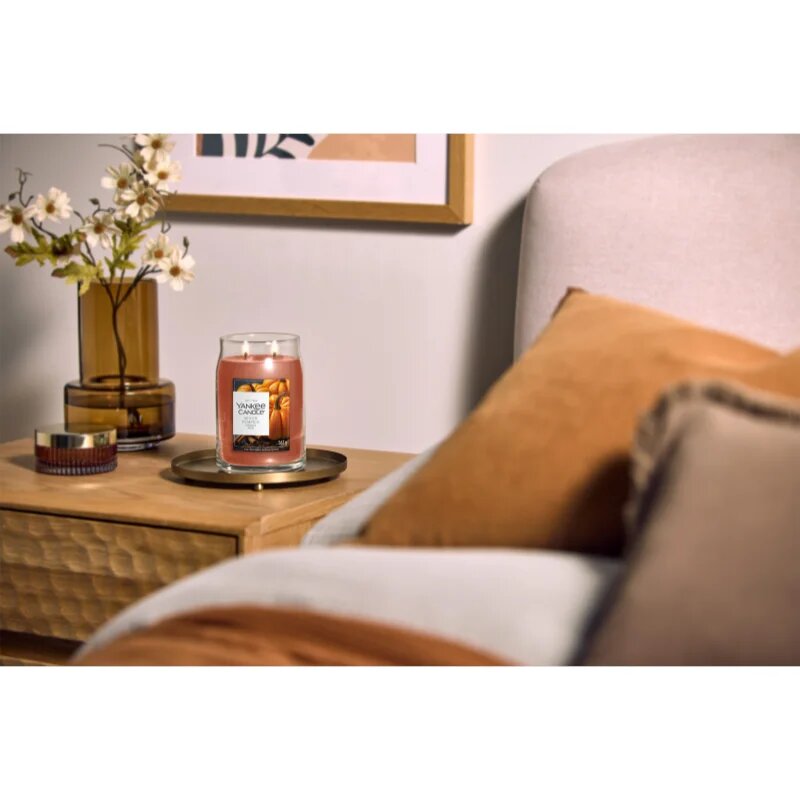 Yankee Candle Spiced Pumpkin illatgyertya 567 g