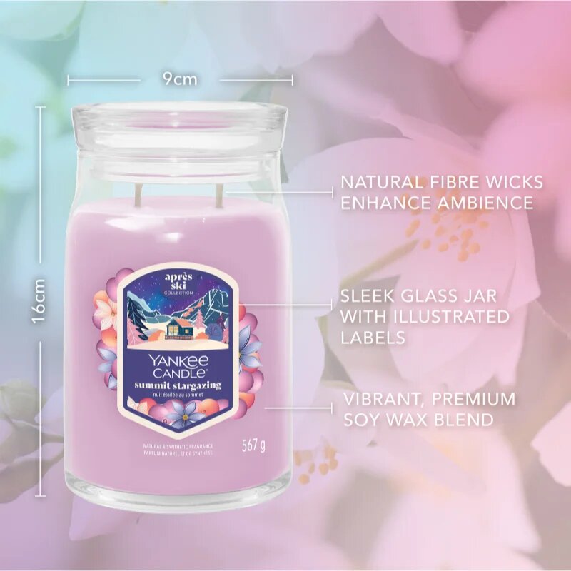Yankee Candle Summit Stargazing illatgyertya Signature 567 g