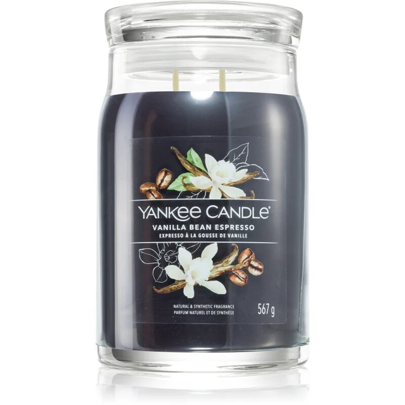 Yankee Candle Vanilla Bean Espresso illatgyertya Signature 567 g