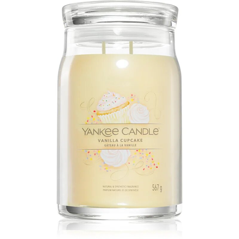 Yankee Candle Vanilla Cupcake illatgyertya Signature 567 g
