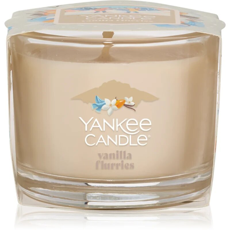 Yankee Candle Vanilla Flurries viaszos gyertya glass 37 g