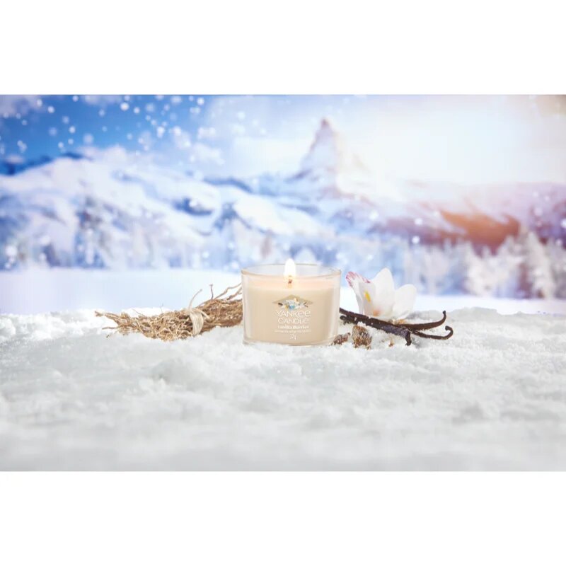 Yankee Candle Vanilla Flurries viaszos gyertya glass 37 g