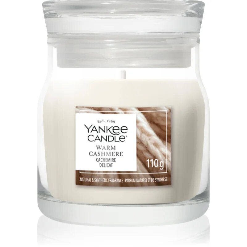 Yankee Candle Warm Cashmere illatgyertya Signature 110 g