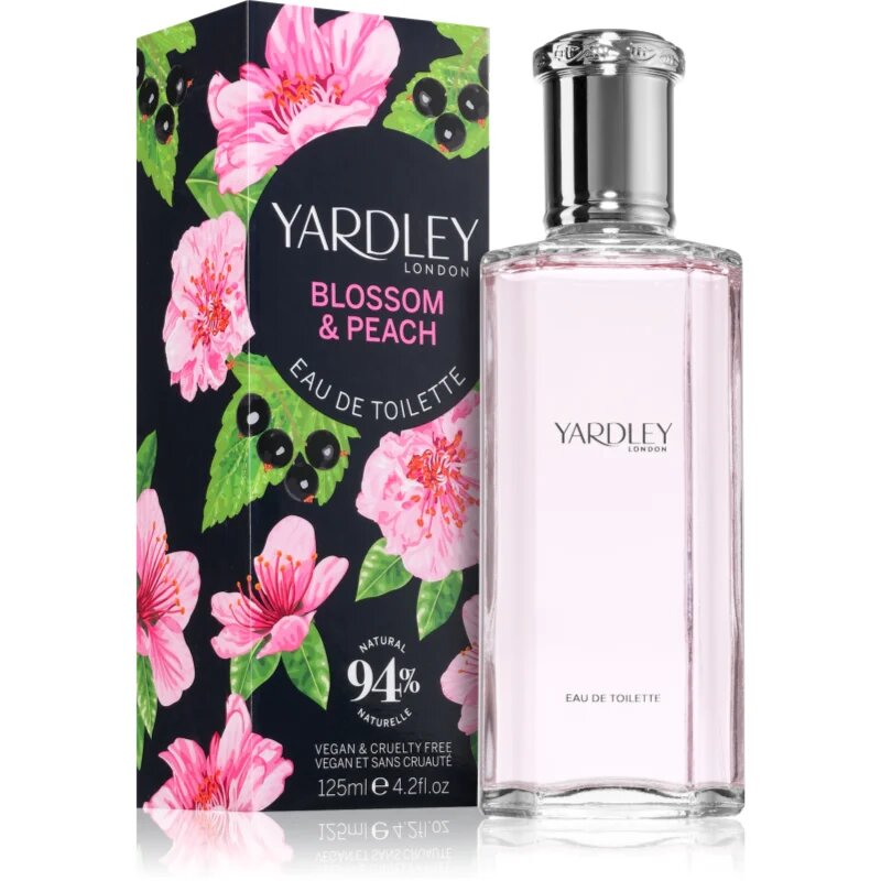 Yardley Blossom & Peach Eau de Toilette hölgyeknek 125 ml