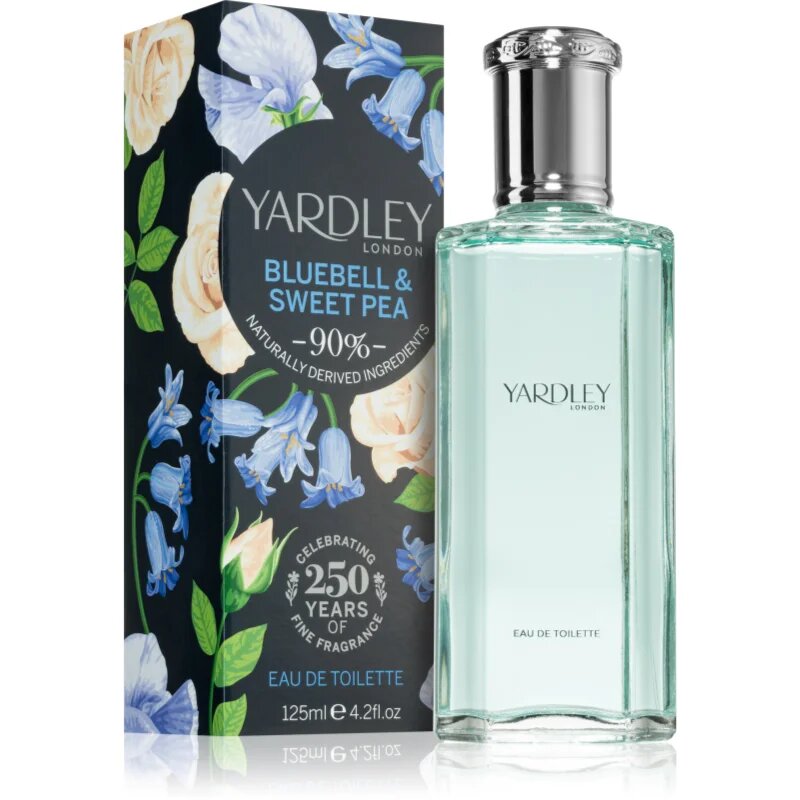Yardley Bluebell & Sweetpea Eau de Toilette hölgyeknek 125 ml