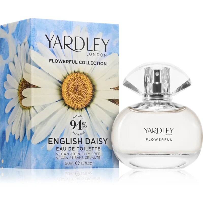 Yardley Flowerful English Daisy Eau de Toilette hölgyeknek 50 ml