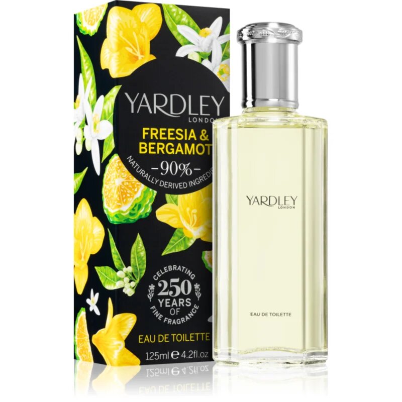 Yardley Freesia & Bergamot Eau de Toilette hölgyeknek 125 ml