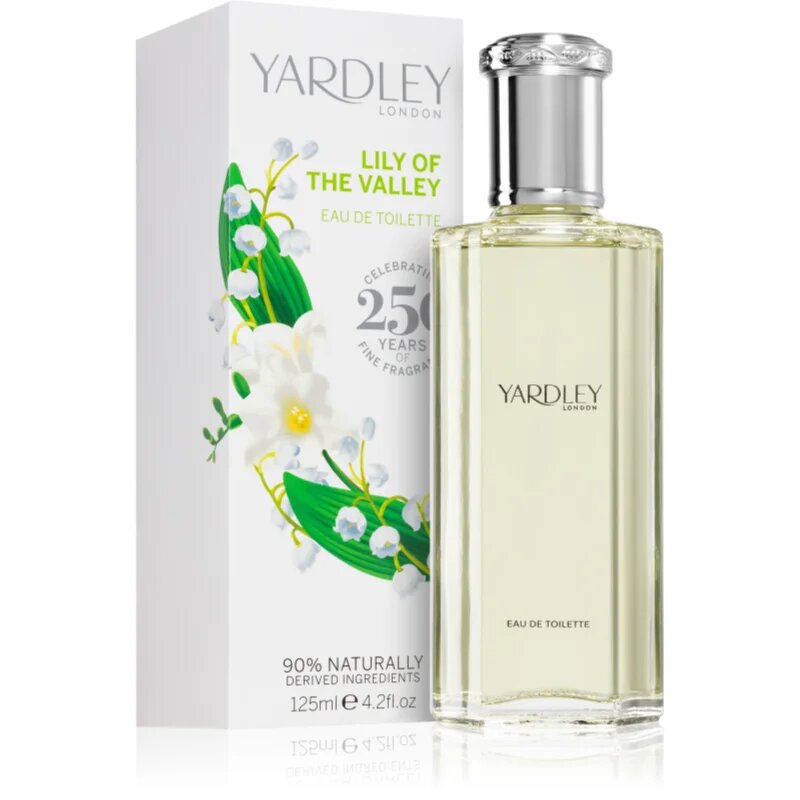 Yardley Lily Of The Valley Eau de Toilette hölgyeknek 125 ml