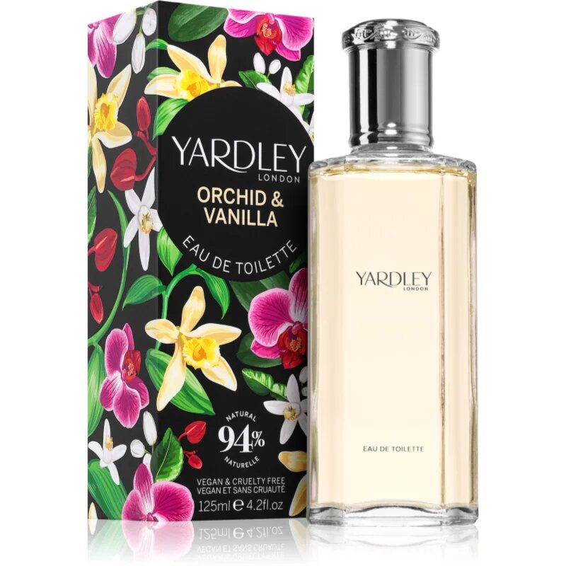 Yardley Orchid & Vanilla Eau de Toilette hölgyeknek 125 ml