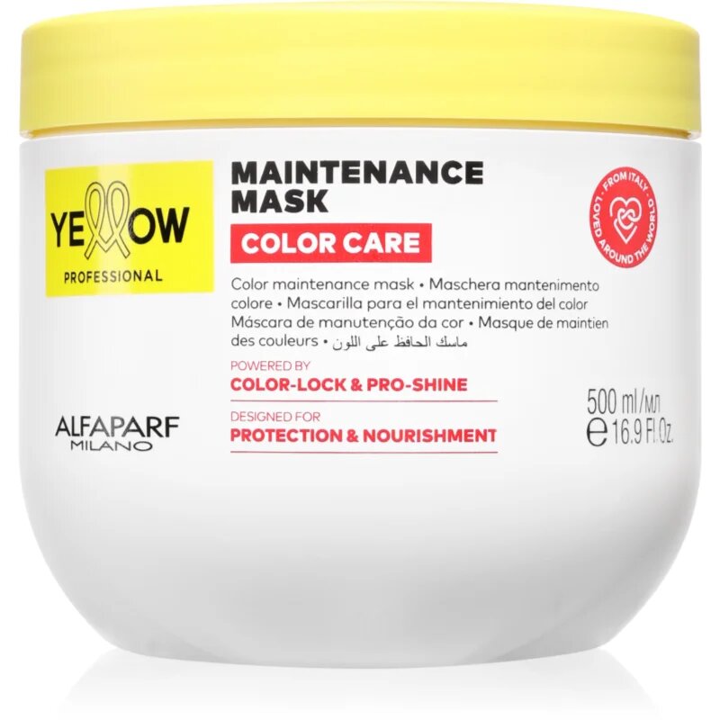 Yellow Professional Color Care Maintenance Mask maszk festett hajra 500 ml