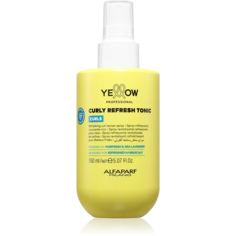Yellow Professional Curls Curly Refresh Tonic spray göndör hajra 150 ml
